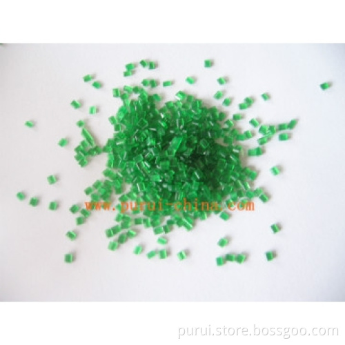 PET bottle flakes granulating
